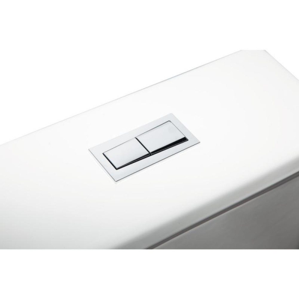 Унітаз-компакт Qtap Crow безободковий з сидінням Soft-close QT05222170W