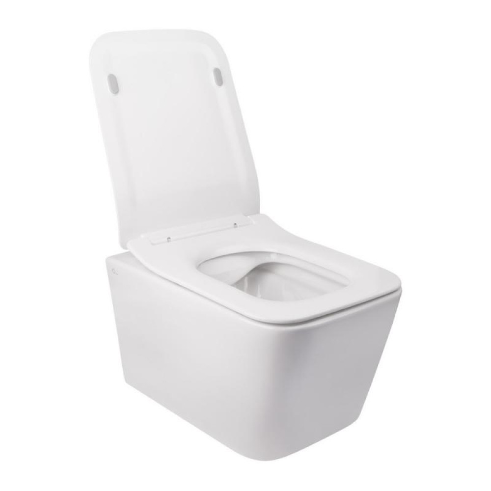 Унітаз підвісний Qtap Crow безободковий з сидінням Soft-close QT05335170W