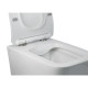 Унітаз підвісний Qtap Crow безободковий з сидінням Soft-close QT05335170W