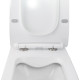 Унітаз підвісний Qtap Crow безободковий з сидінням Soft-close QT05335170W