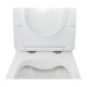 Унітаз підвісний Qtap Jay безободковий з сидінням Soft-close QT07335176W