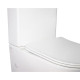 Унітаз-компакт Qtap Stork безободковий з сидінням Soft-close QT15222178W