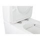 Унітаз-компакт Qtap Stork безободковий з сидінням Soft-close QT15222179W