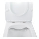 Унітаз підвісний Qtap Swan безободковий з сидінням Soft-close QT16335178W