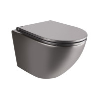 Унітаз підвісний Qtap Robin New безободковий з сидінням Soft-close QT1333046ENRMB
