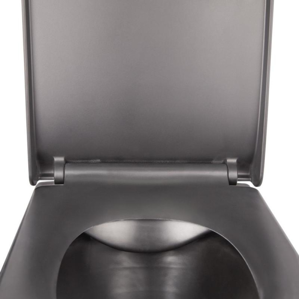 Унітаз підвісний Qtap Tern безободковий з сидінням Soft-close QT1733052ERMB