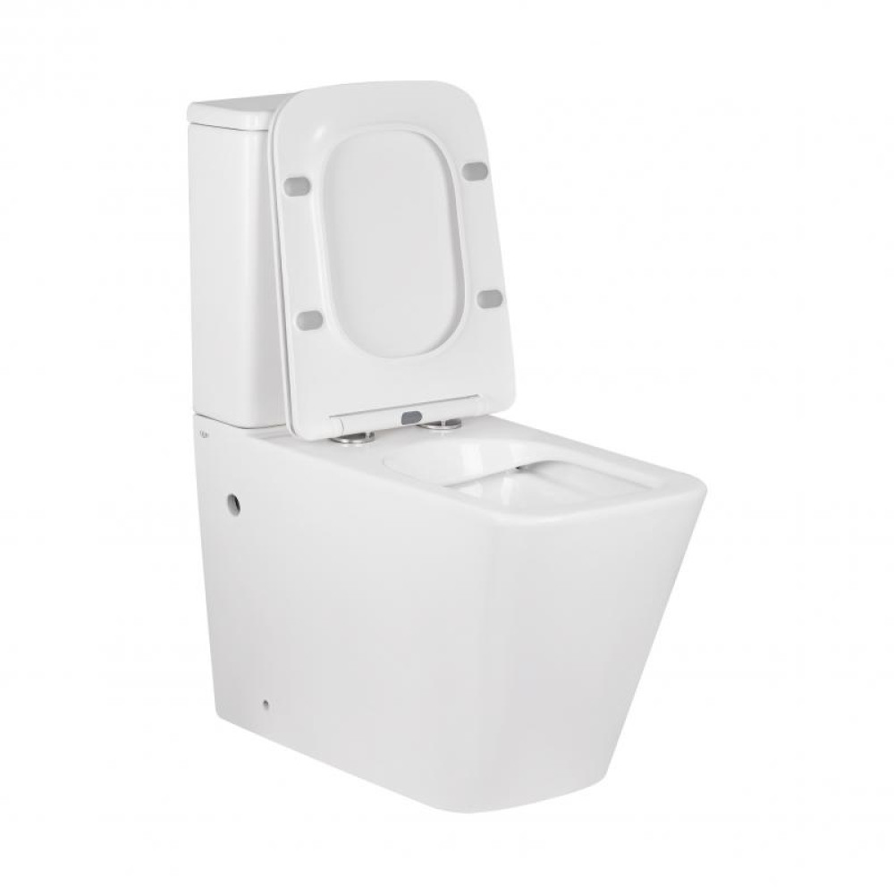 Унітаз-компакт Qtap Tern безободковий з сидінням Soft-close QT17222093ARW