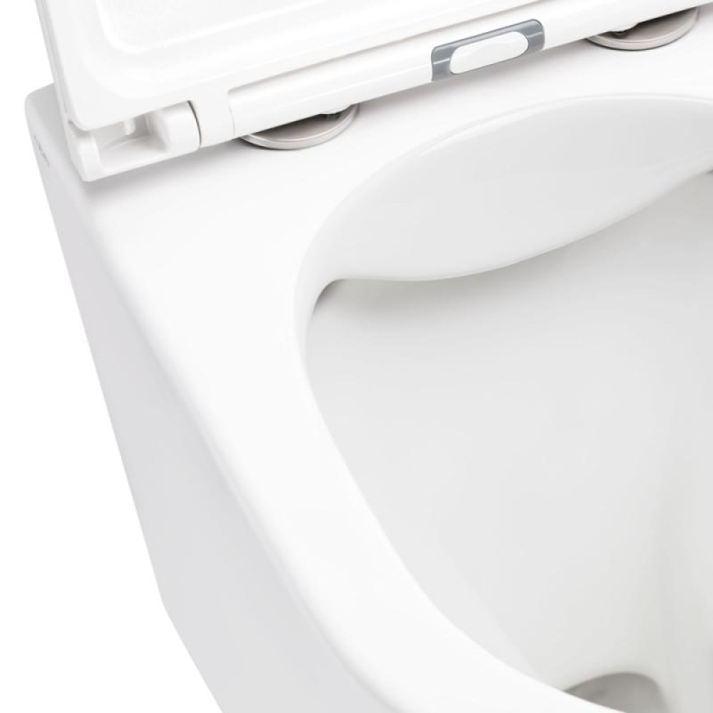 Унітаз підвісний Qtap Scorpio безободковий з сидінням Soft-close QT1433053ERW