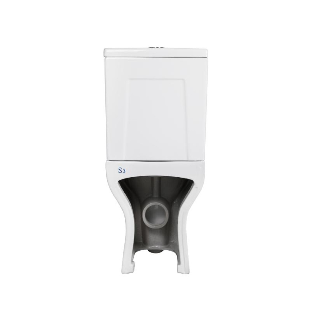Унітаз-компакт Qtap Aries безободковий з сидінням Soft-close QT03222171ARW