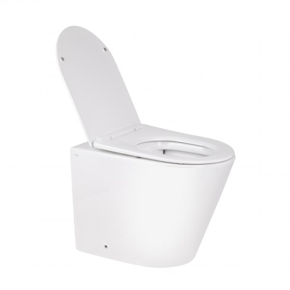 Унітаз підлоговий Qtap Swan безободковий з сидінням Soft-close QT16223178W