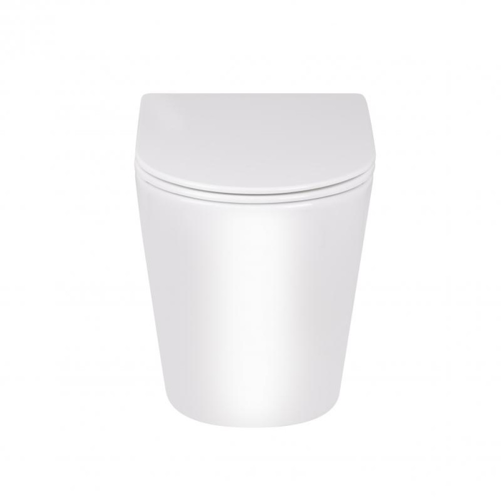 Унітаз підлоговий Qtap Swan безободковий з сидінням Soft-close QT16223178W
