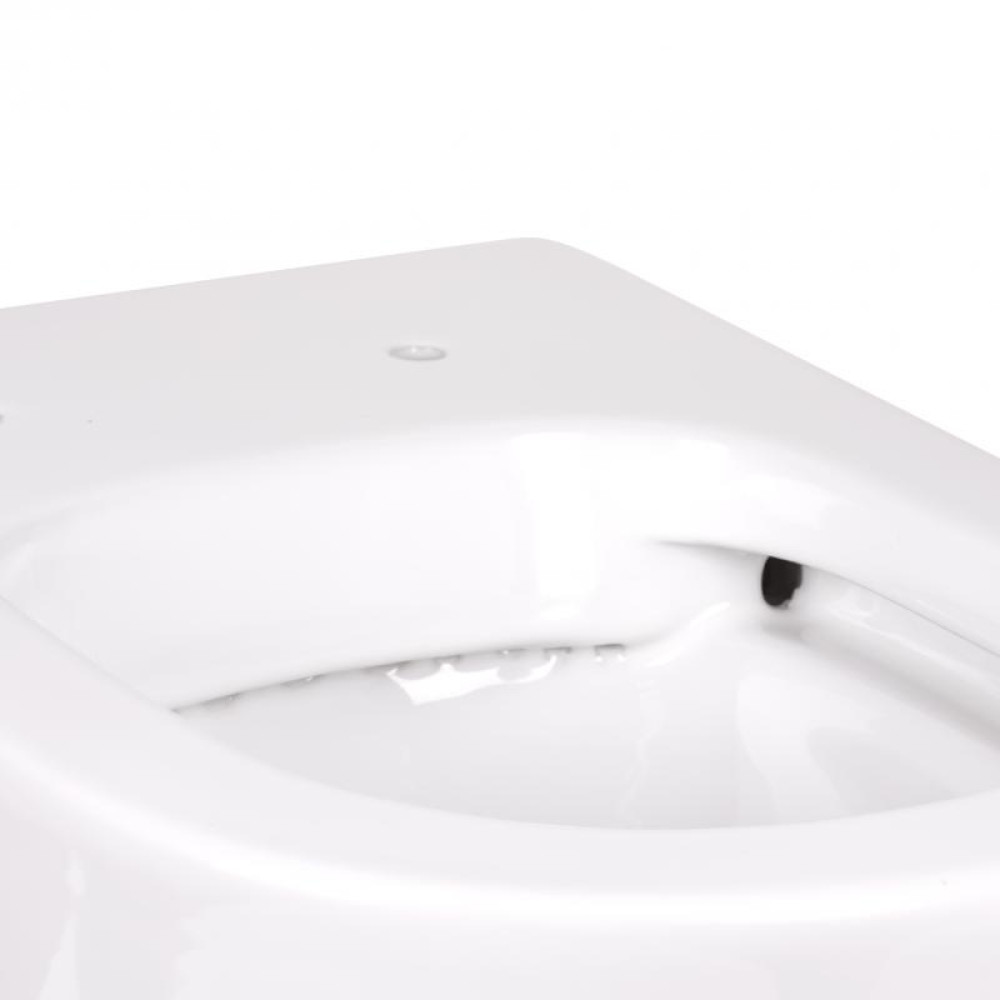 Унітаз підлоговий Qtap Swan безободковий з сидінням Soft-close QT16223178W