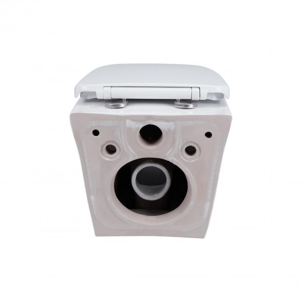 Унітаз підвісний Qtap Gemini безободковий з сидінням Soft-close QT25332614EW