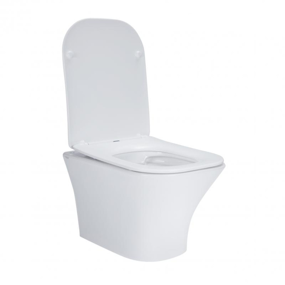Унітаз підвісний Qtap Presto безободковий з сидінням Soft-close QT24332615EW