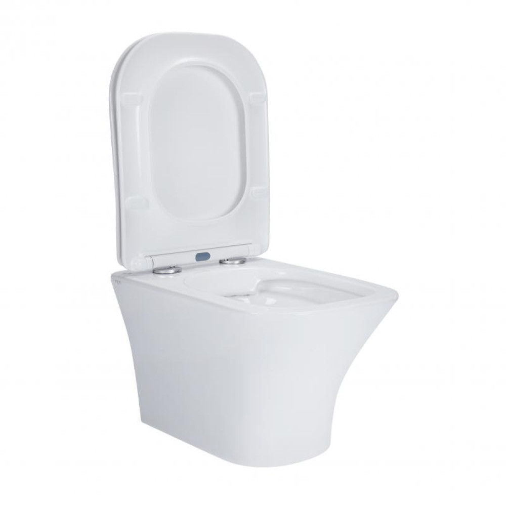 Унітаз підвісний Qtap Presto безободковий з сидінням Soft-close QT24332615EW
