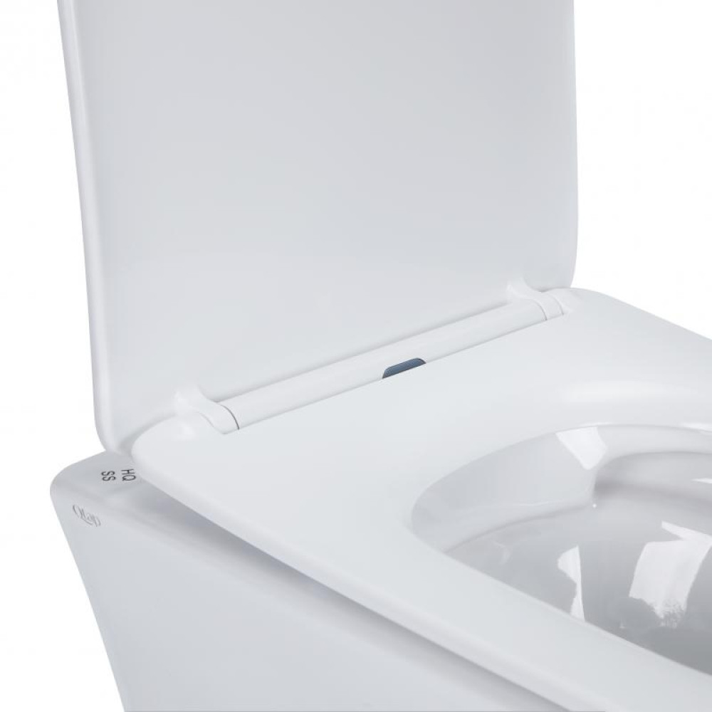 Унітаз підвісний Qtap Presto безободковий з сидінням Soft-close QT24332615EW