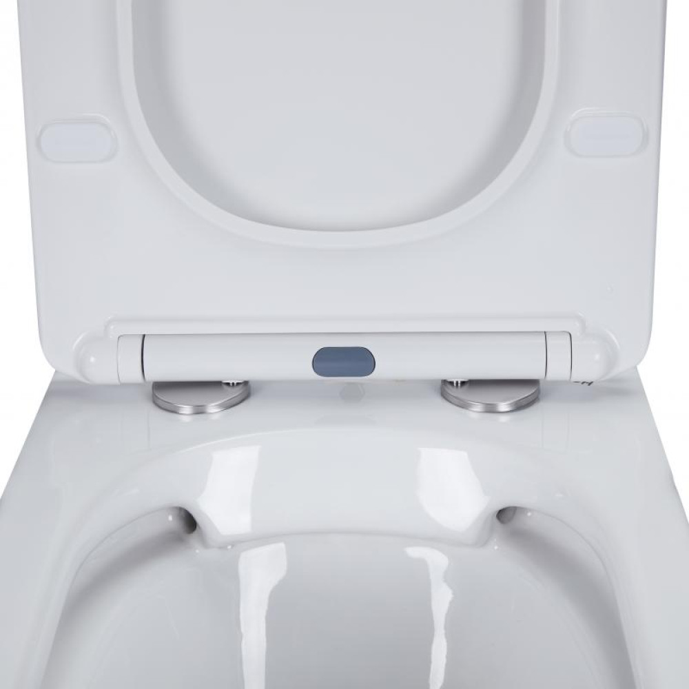 Унітаз підвісний Qtap Presto безободковий з сидінням Soft-close QT24332615EW