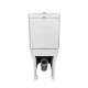 Унітаз-компакт Qtap Aquarius безободковий з сидінням Soft-close QT2122C665PW
