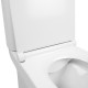 Унітаз-компакт Qtap Aquarius безободковий з сидінням Soft-close QT2122C665PW
