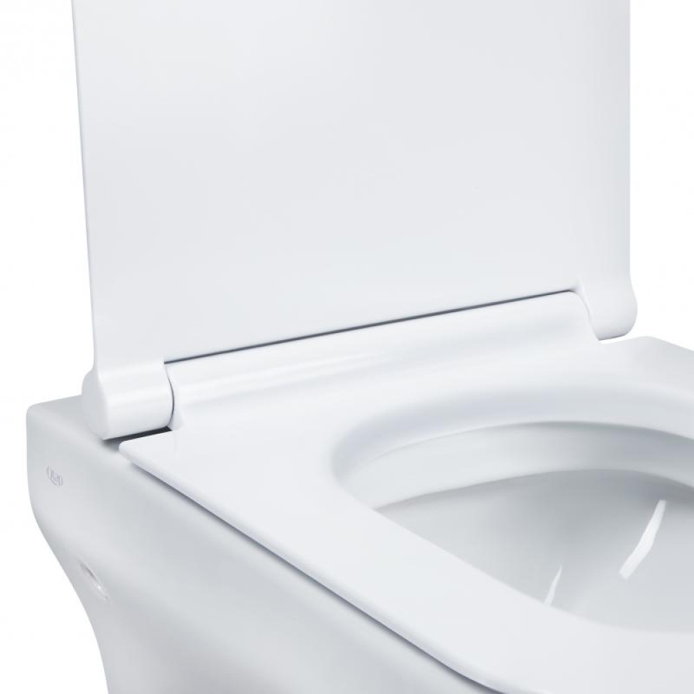 Унітаз підвісний Qtap Cardinal Rimless з сидінням Soft Close QT0433C660HW
