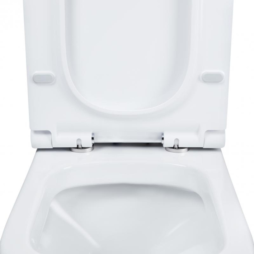 Унітаз підвісний Qtap Cardinal Rimless з сидінням Soft Close QT0433C660HW