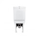 Унітаз-компакт Qtap Cardinal безободковий з сидінням Soft-close QT0422C666PW