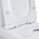 Унітаз-компакт Qtap Cardinal безободковий з сидінням Soft-close QT0422C666PW