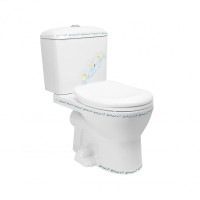 Унітаз-компакт QTAP Baby Rimless дитячий з сидінням Soft Close QT2322C229PEWD