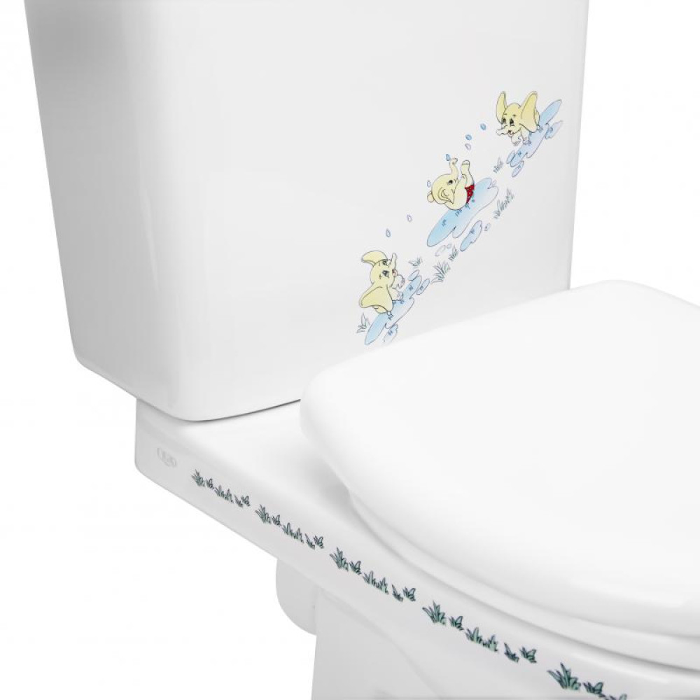 Унітаз-компакт QTAP Baby Rimless дитячий з сидінням Soft Close QT2322C229PEWD