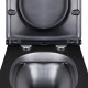 Унітаз підвісний Qtap Virgo безободковий з сидінням Soft-close QT1833051ERMB