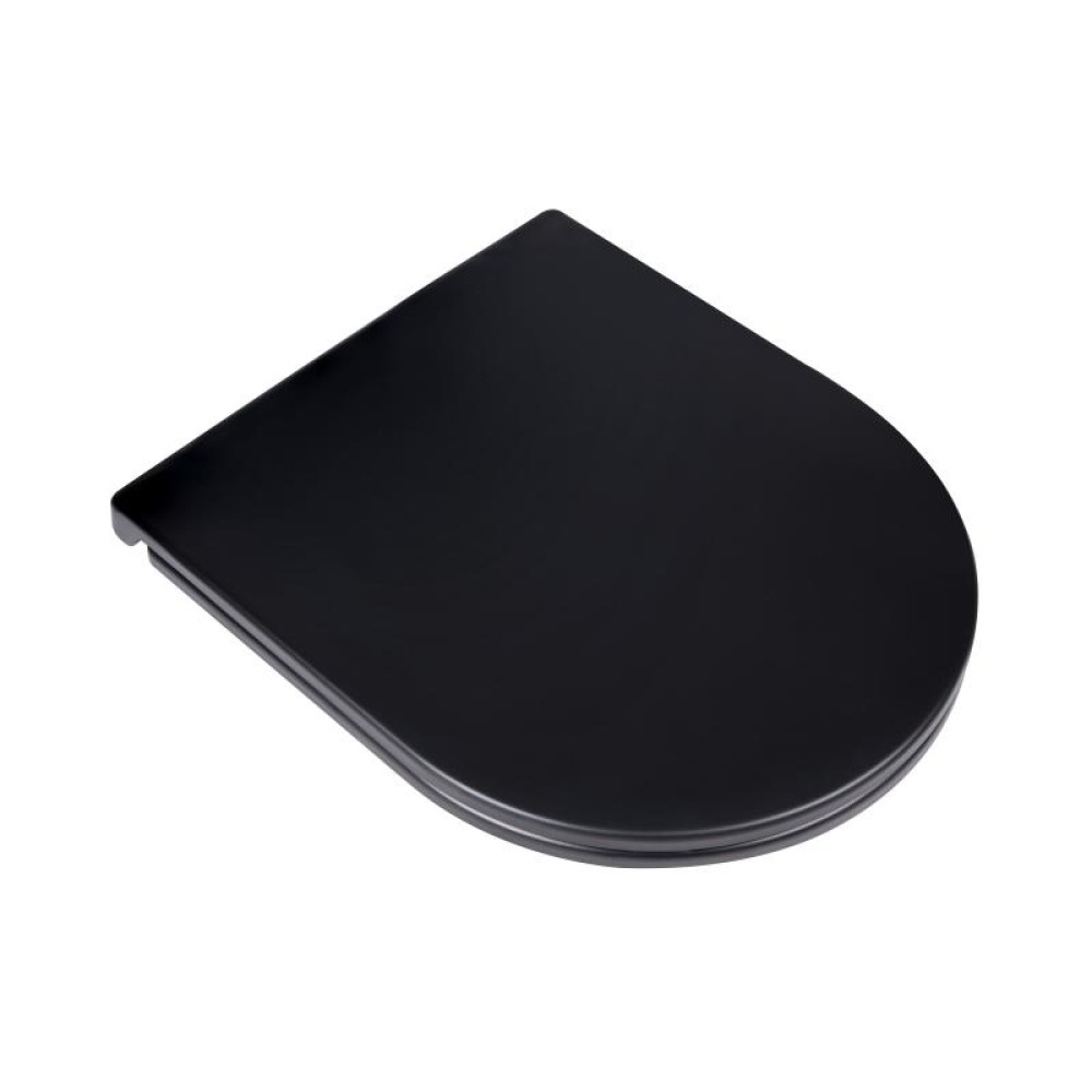 Унітаз підвісний Qtap Virgo безободковий з сидінням Soft-close QT1833051ERMB
