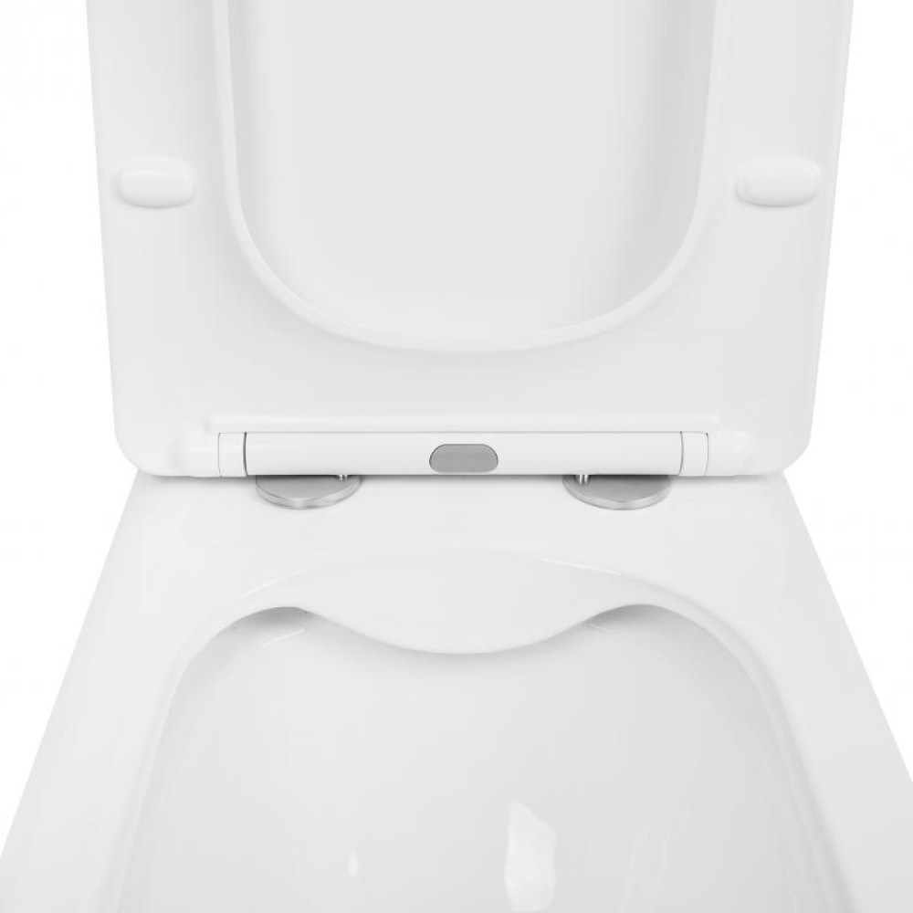 Унітаз-компакт QTAP Kalao Rimless QT08221213AW c бачком і сидінням Soft Close дюропласт
