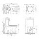 Унітаз-компакт QTAP Kalao Rimless QT08221213AW c бачком і сидінням Soft Close дюропласт