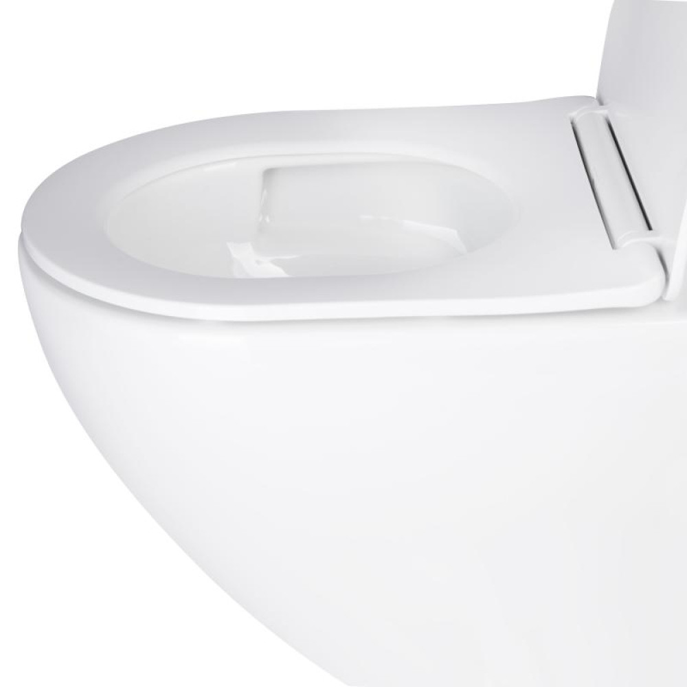 Унітаз підвісний Qtap Robin New безободковий з сидінням Soft-close QT1333046EUQW