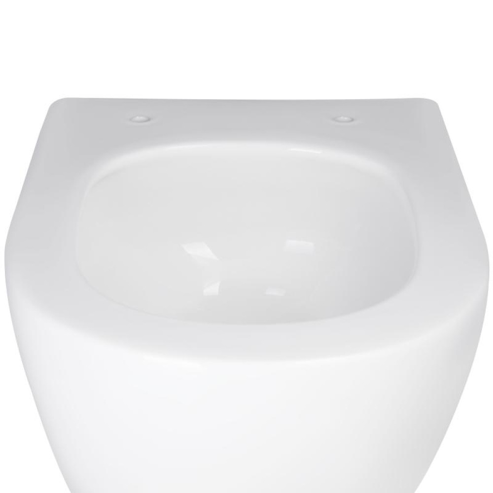 Унітаз підвісний Qtap Robin New безободковий з сидінням Soft-close QT1333046EUQW