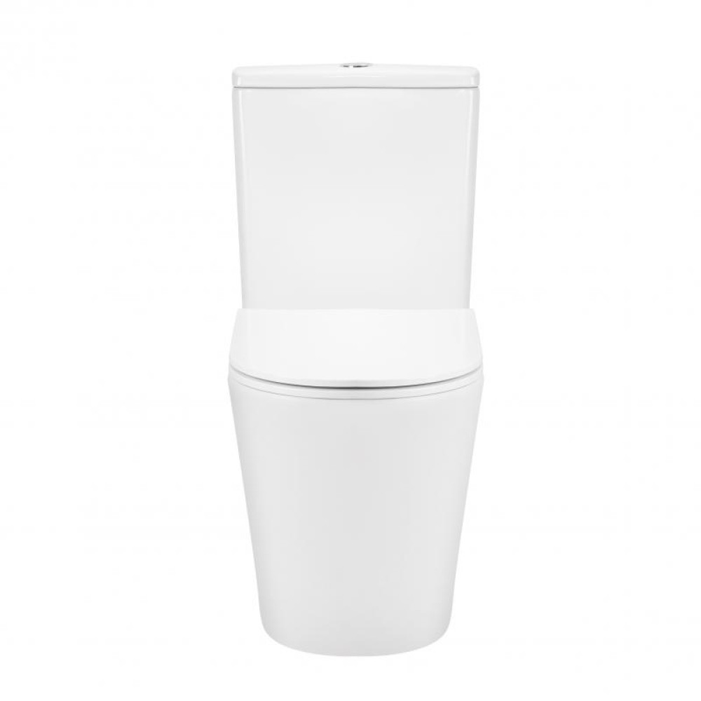 Унітаз Qtap Scorpio підлоговий Ultra Quiet з сидінням Slim Duroplast/ Soft-close/ Quick relase QT14222125AUQW