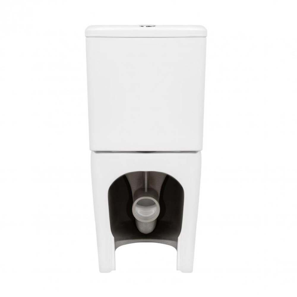 Унітаз Qtap Scorpio підлоговий Ultra Quiet з сидінням Slim Duroplast/ Soft-close/ Quick relase QT14222125AUQW