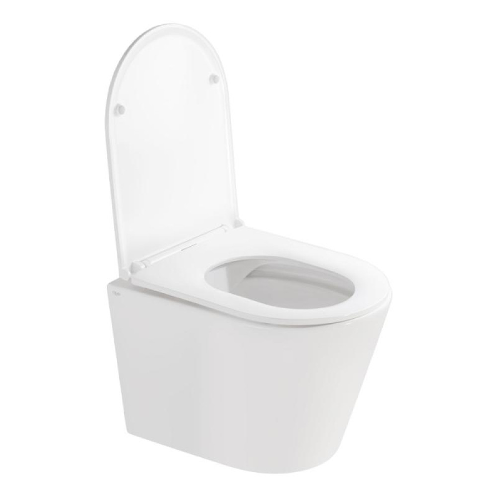 Унітаз підвісний Qtap Scorpio Ultra Quiet сидіння Slim Duroplast/ Soft-close/ Quick relase QT1433053EUQW