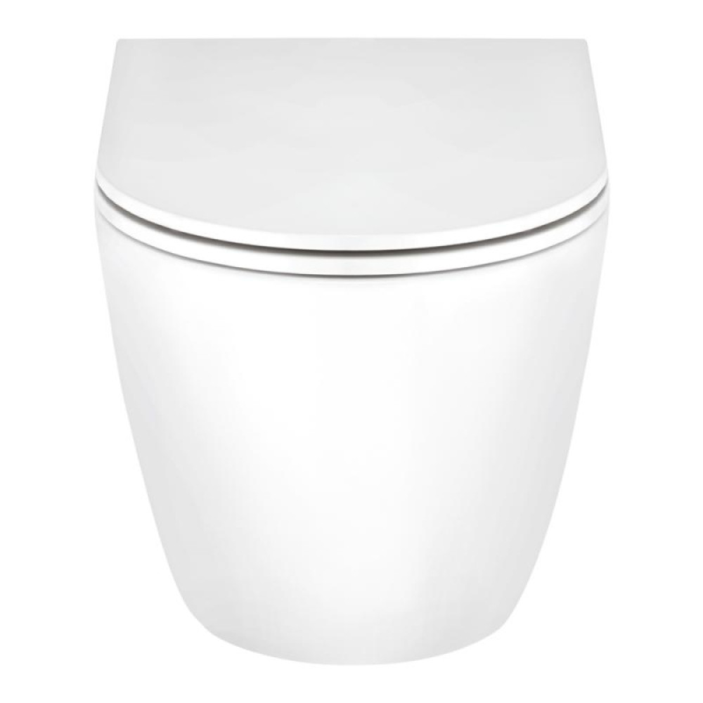 Унітаз підвісний Qtap Scorpio Ultra Quiet сидіння Slim Duroplast/ Soft-close/ Quick relase QT1433053EUQW