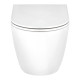 Унітаз підвісний Qtap Scorpio Ultra Quiet сидіння Slim Duroplast/ Soft-close/ Quick relase QT1433053EUQW