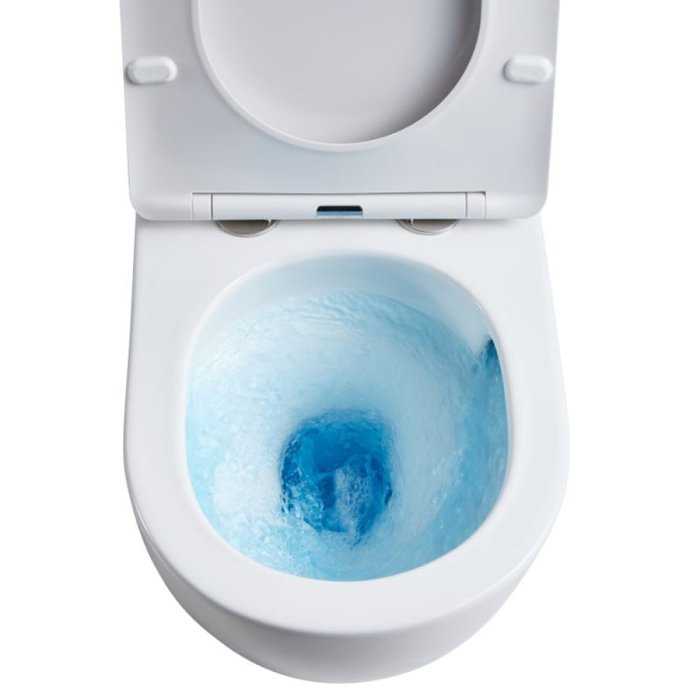 Унітаз підвісний Qtap Swan ULTRA QUIET із сидінням SLIM DUROPLAST/ SOFT-CLOSE/ QUICK RELASE QT16335179W