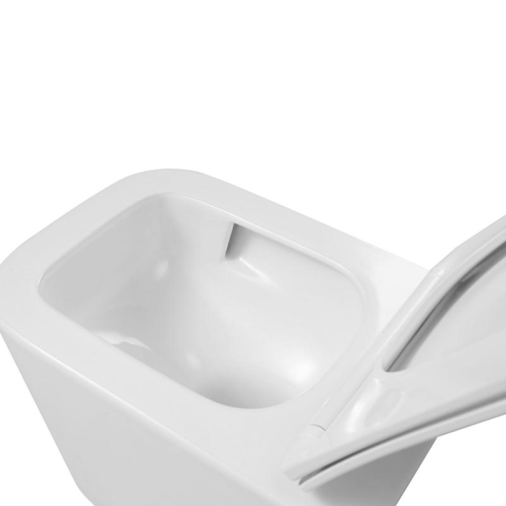 Унітаз підвісний Qtap Crow безободковий з сидінням Soft-close QT05335171W