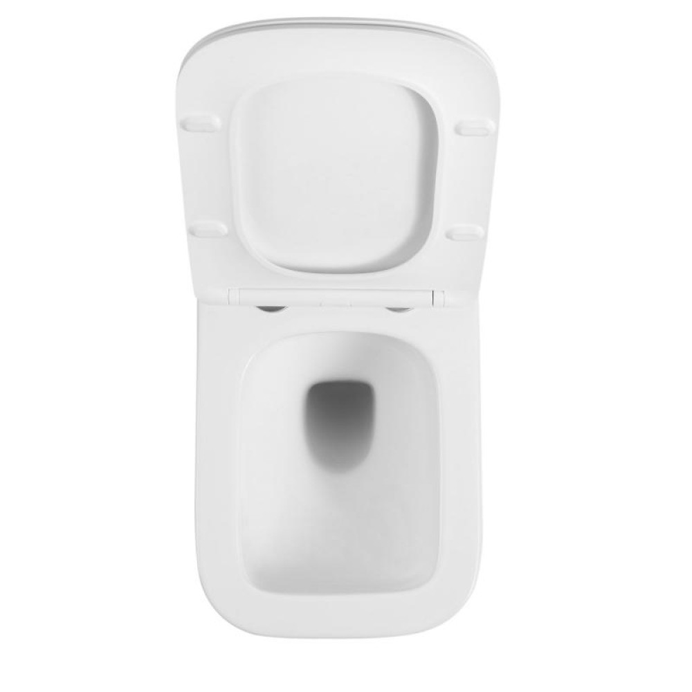 Унітаз підвісний Qtap Crow безободковий з сидінням Soft-close QT05335171W