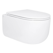 Унитаз подвесной Qtap Taurus Ultra Quiet, с сиденьем Slim Duroplast/Soft-close/Quick Release QT2433084EUQW