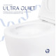 Унитаз подвесной Qtap Taurus Ultra Quiet, с сиденьем Slim Duroplast/Soft-close/Quick Release QT2433084EUQW