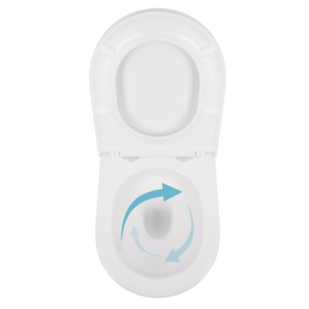 Унитаз подвесной Qtap Taurus Ultra Quiet, с сиденьем Slim Duroplast/Soft-close/Quick Release QT2433084EUQW