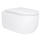 Унитаз подвесной Qtap Taurus Ultra Quiet, с сиденьем Slim Duroplast/Soft-close/Quick Release QT2433084EUQW