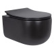 Унитаз подвесной Qtap Taurus Ultra Quiet, с сиденьем Slim Duroplast/Soft-close/Quick Release QT2433084EUQMB