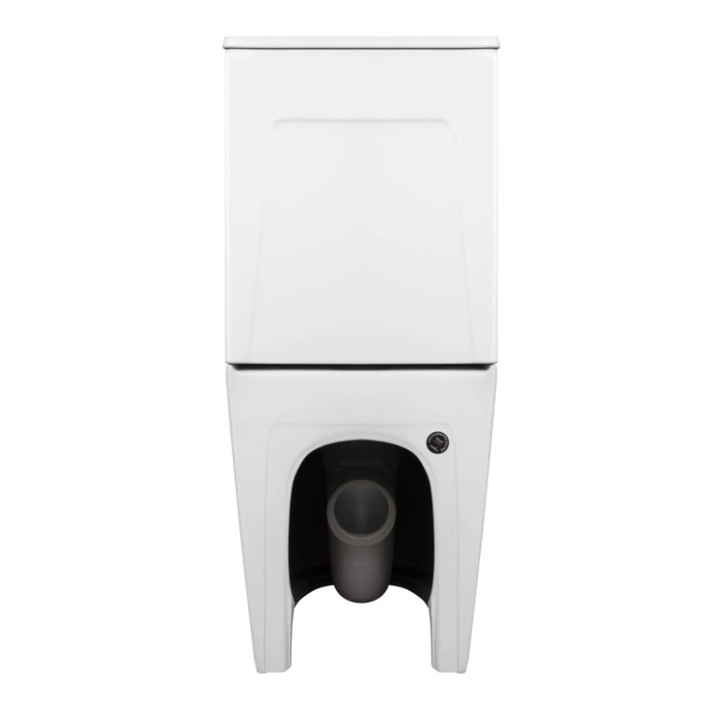 Напольный унитаз Qtap Robin Ultra Quiet с сиденьем Slim Duroplast/ Soft-close/ Quick Release QT13226089AW