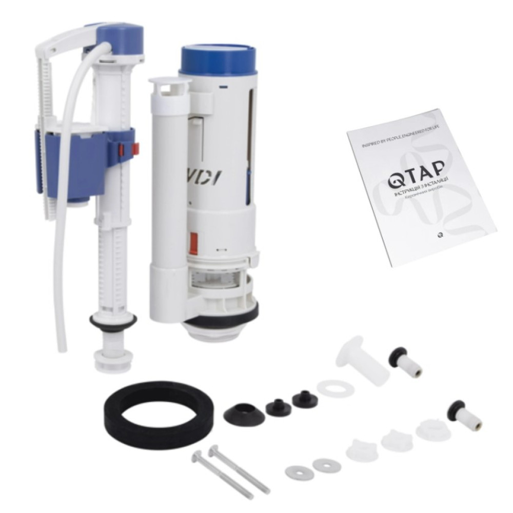 Унитаз напольный Qtap Scorpio Ultra Quiet с сиденьем Slim Duroplast/ Soft-close/ Quick Release QT14226088AMB
